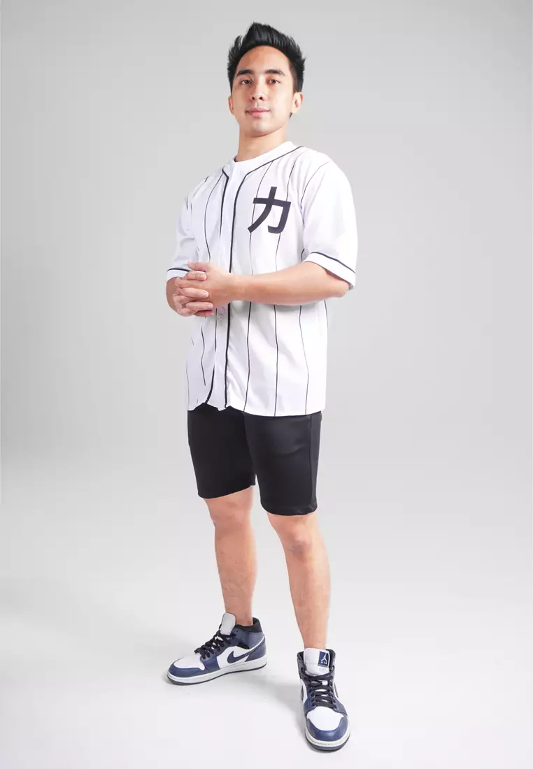 MTL22 kaos baseball distro pria ka dakir putih