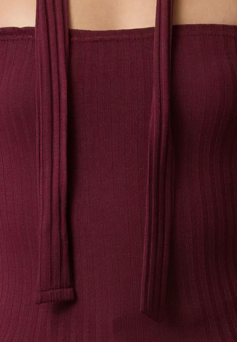 Shawl Detailed Crop Top