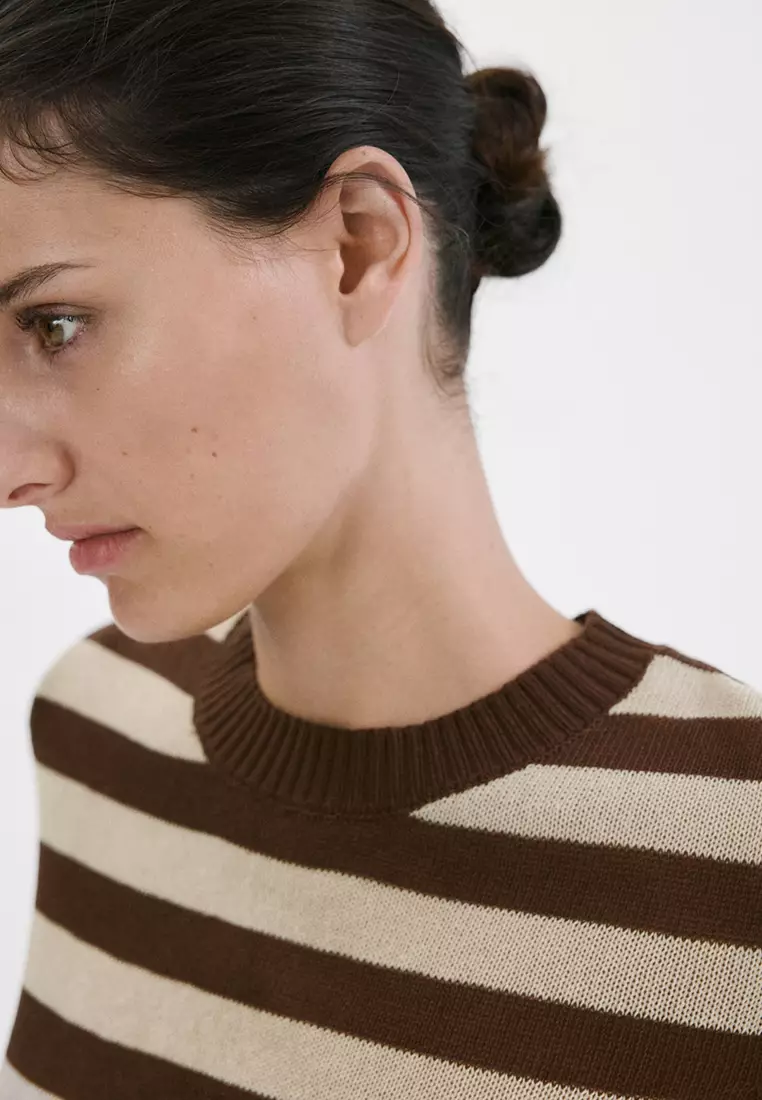 Crop Striped Sweater