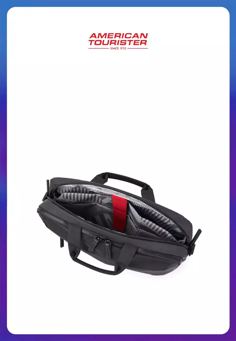 American Tourister Zork Briefcase AS - Black