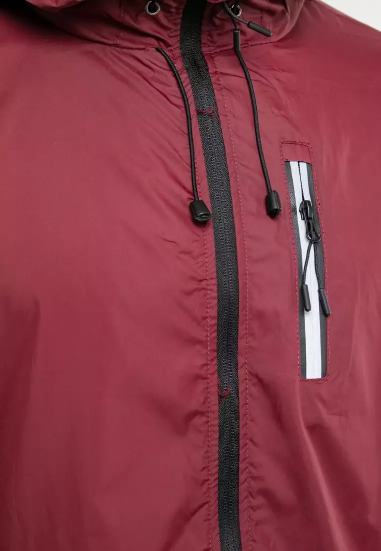 Forest Windbreaker Water Repellent Jacket - 30361-56Maroon