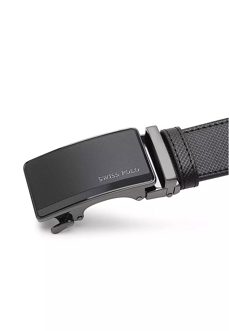 Men's 35mm Automatic Buckle Belt - Black
