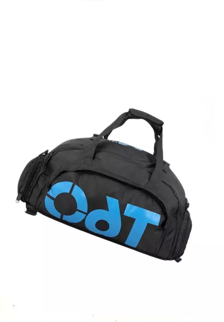 Stevie Tas Ransel dan Duffel Gym Bag Unisex Large Storage Material Nylon ORIGINAL - Black Blue