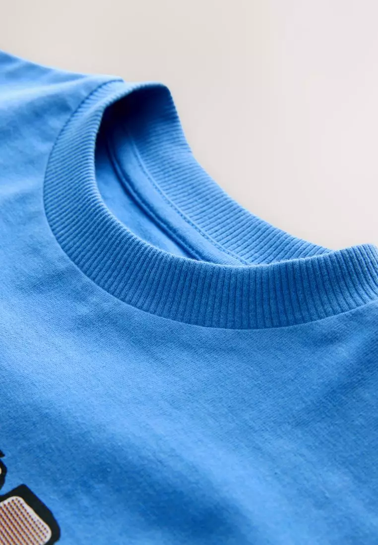 Relaxed Fit Short Sleeve Graphic Print T-Shirt