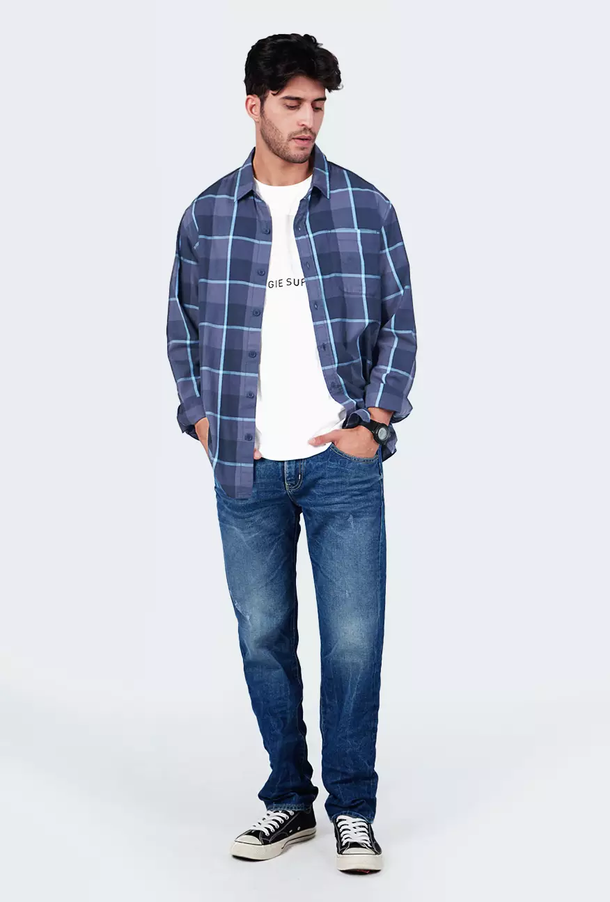 Kemeja Pria Regular Malonez