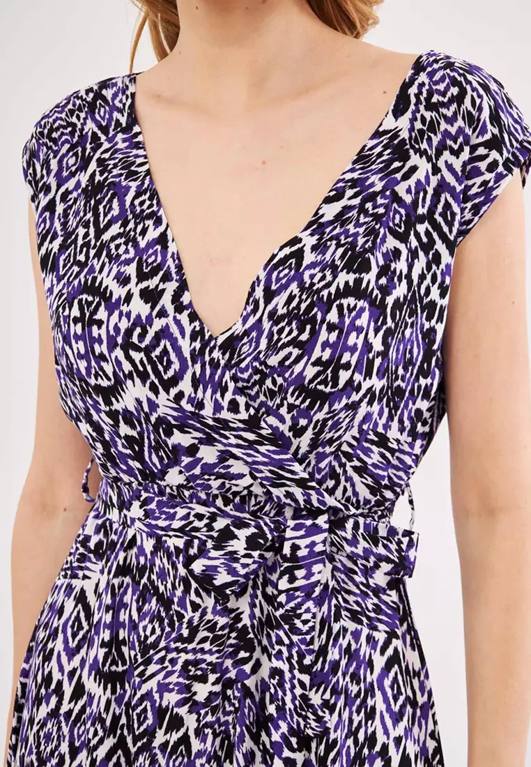 Waist Tie Wrap Dress