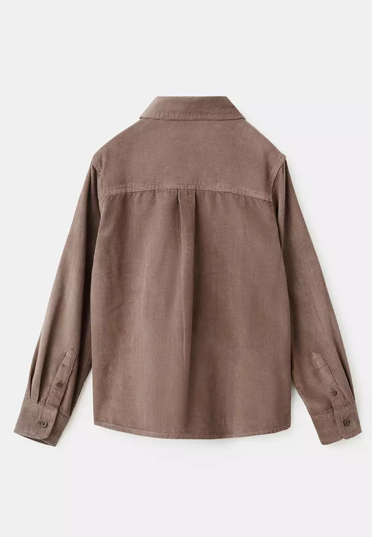Regular-Fit Corduroy Shirt