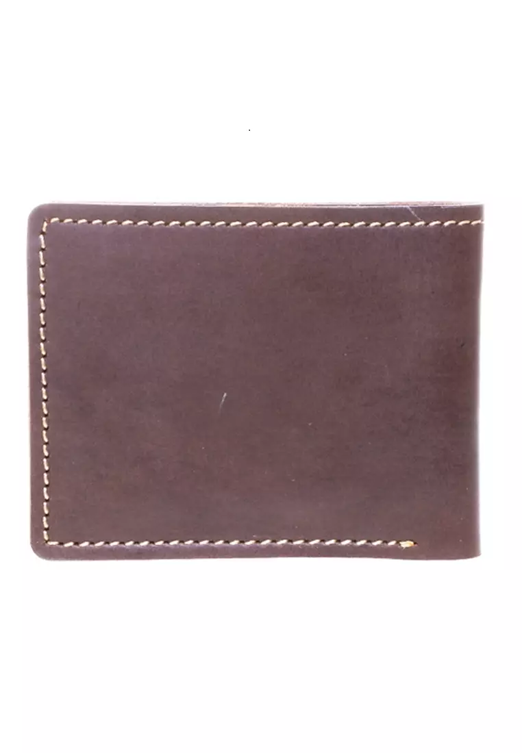 Berkly Dompet Fashion Pria Handmade Many Slot Material Genuine Leather Kulit DPBW ORIGINAL - Brown