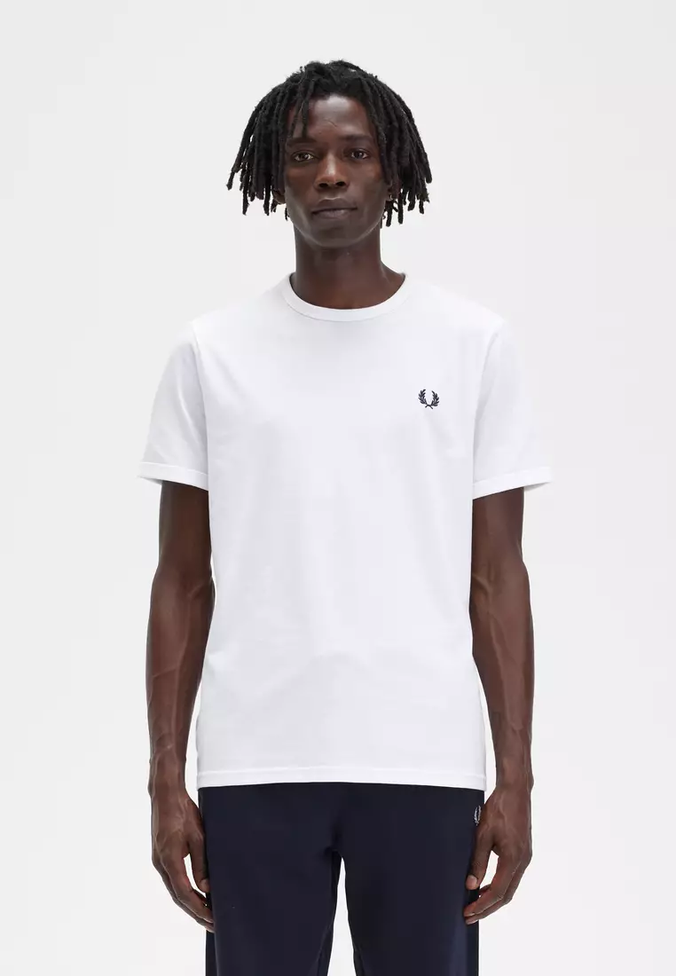 Buy Fred Perry Fred Perry M3519 Ringer T Shirt White 2024 Online Zalora