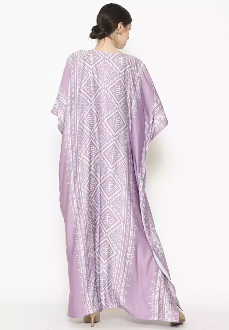 Kanzi Exclusive Short Sleeve Songket Kaftan