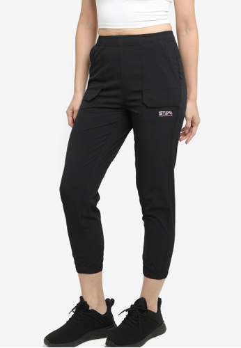 361° black Sports Life Sports Cropped Pants F0DCDAA1DBDAFAGS_1