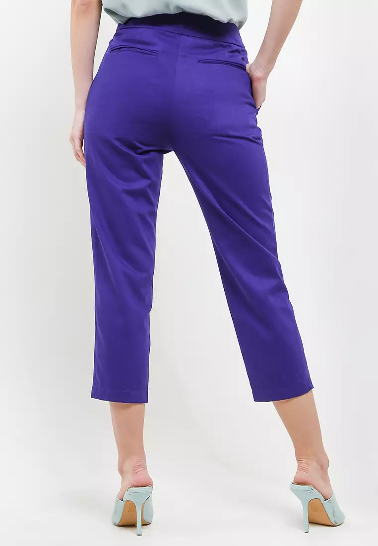 Petite Formal Crop Pants