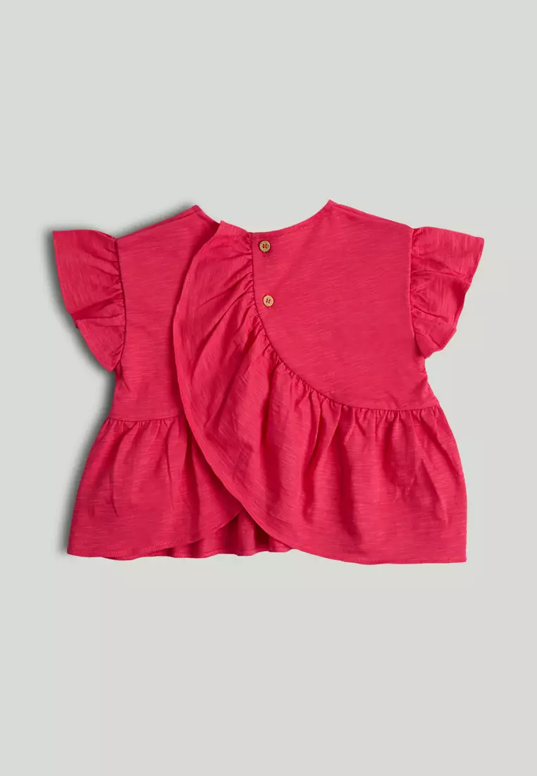 Pink Top and Skirt Outfit