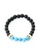 TIAS black and gold and turquoise Tias Two Crown Turquoise Beads Bracelet 264EBAC51FC395GS_1