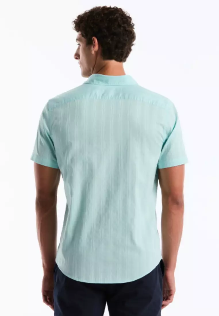 Buy Original Penguin Short Sleeve Dobby Tonal Stripe 2026 Online ...