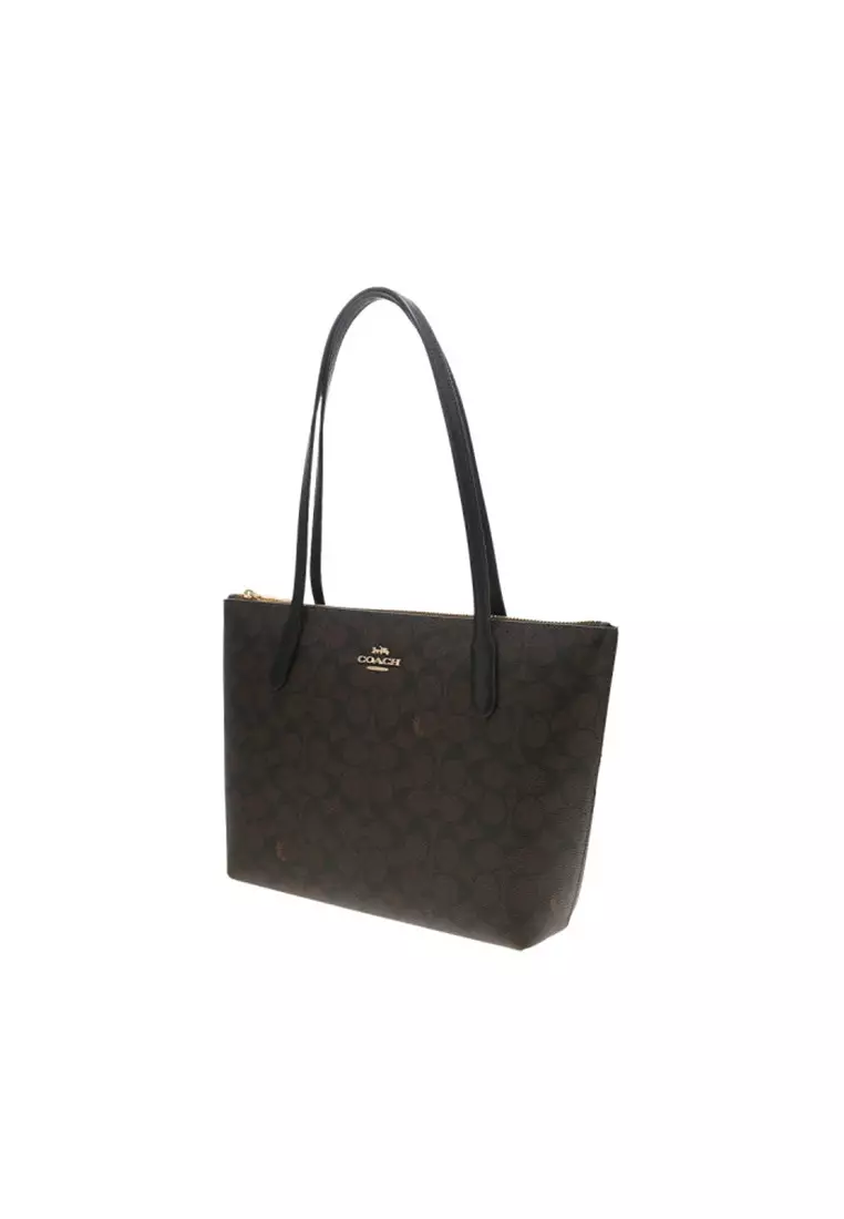 Fiona Zip Tote Bag In Signature Canvas CBT18