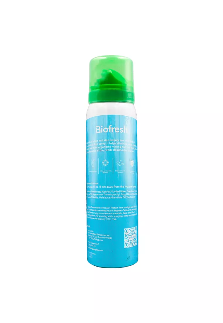 Biofresh Men’s Antimicrobial Summit Foot Spray 1 Piece FMFS17