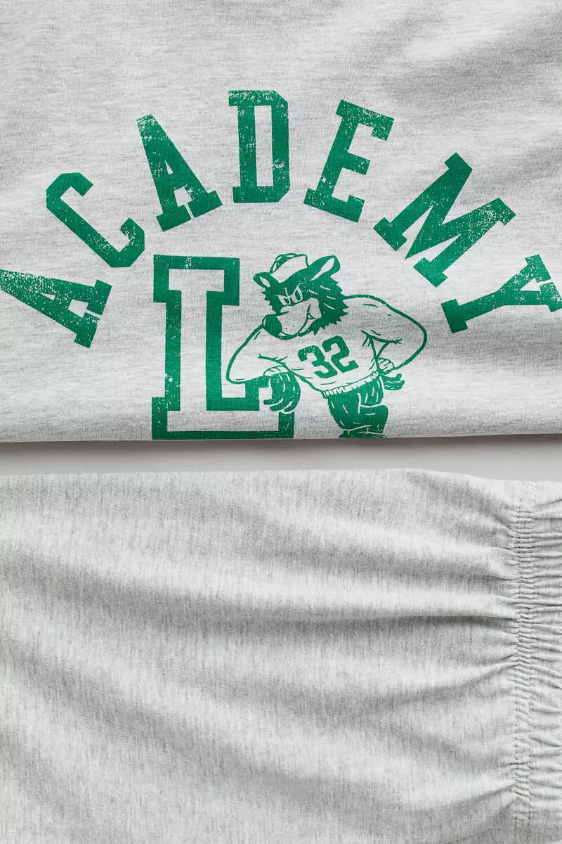Printed cotton pyjamas