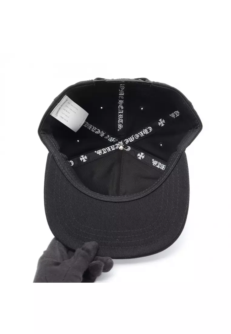 Chrome Hearts Pre-Loved Chrome Hearts RS 3 Cross cap cotton black