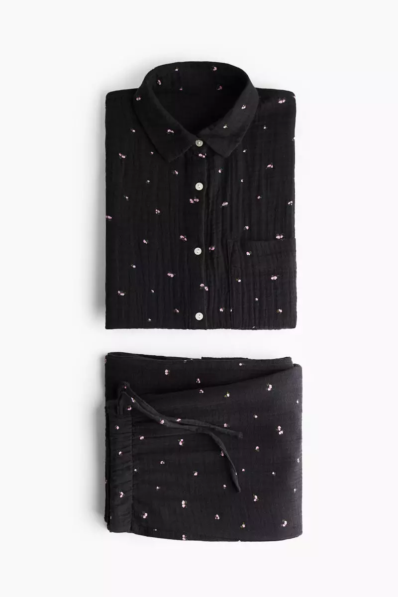 Cotton muslin pyjamas