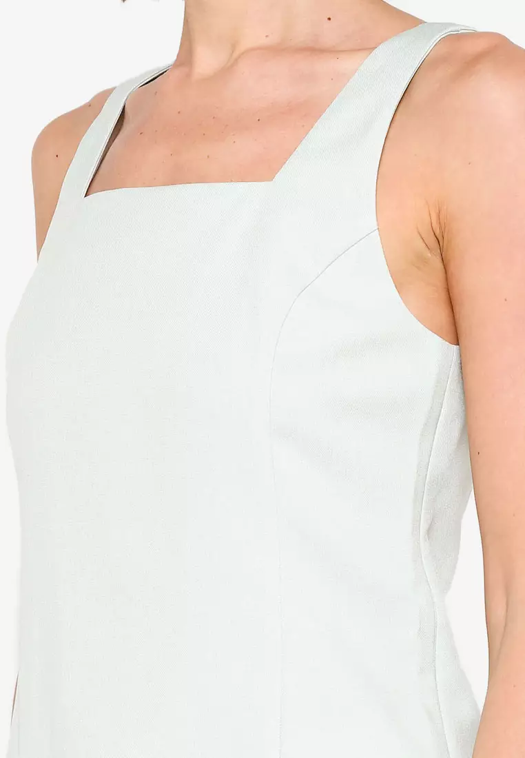 Square Neck Fitted Blouse