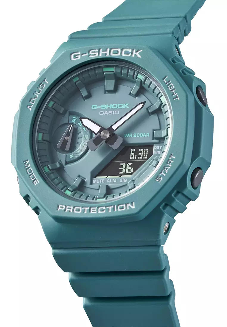 G-Shock - Jam Tangan Analog Digital Wanita - Blue - Resin Strap - GMA-S2100GA-3A
