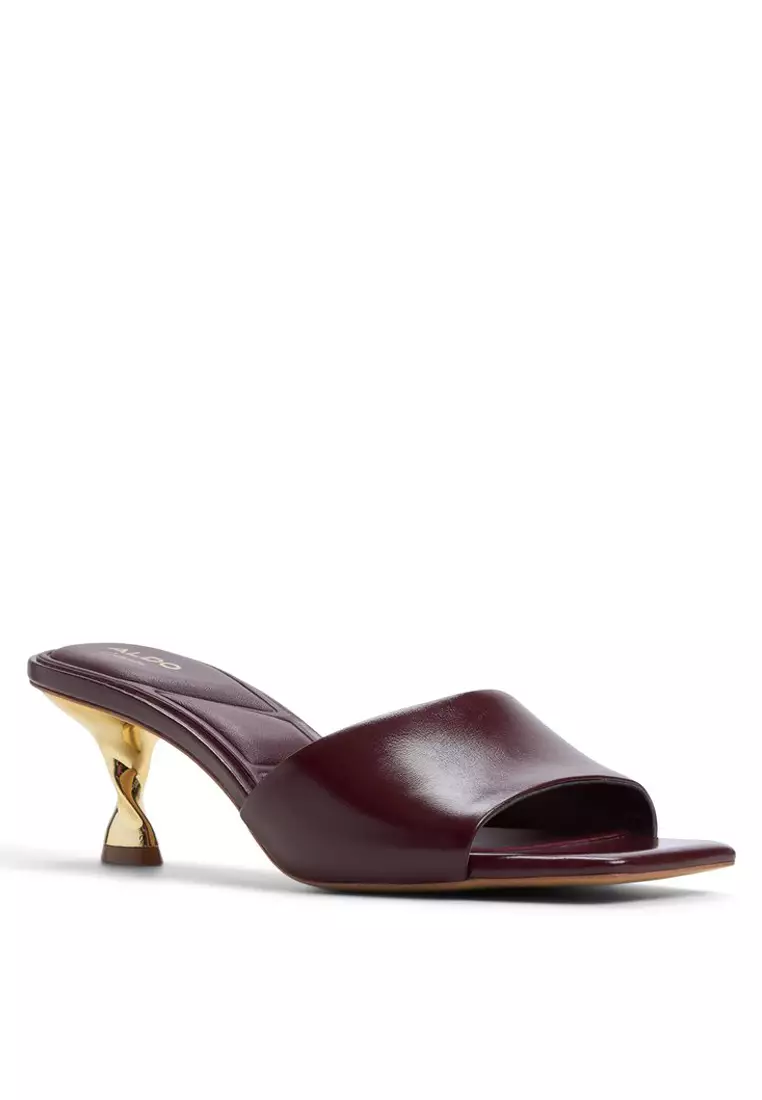 Goldenshine Twisted Kitten Mules