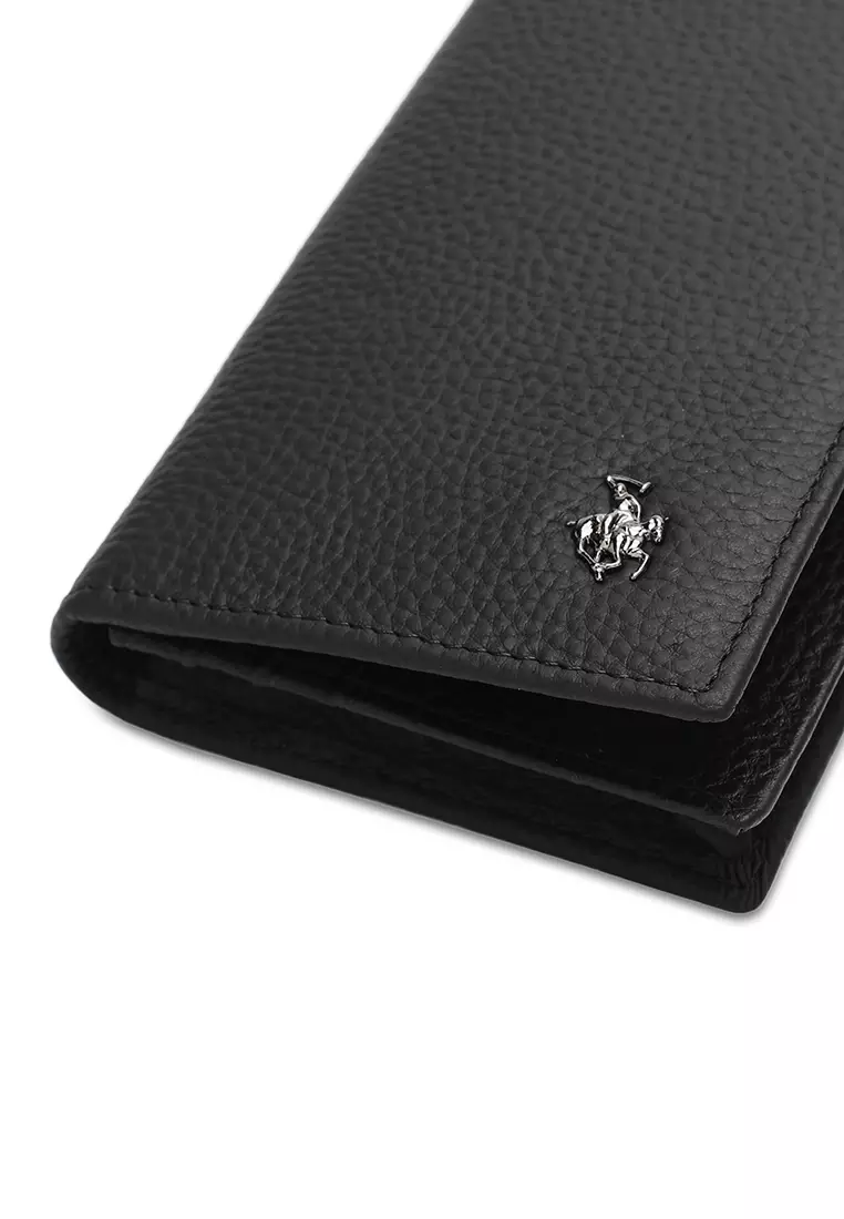 Men's Genuine Leather RFID Blocking Wallet  (Dompet Pria Kulit Genuine RFID Blocking) - Hitam