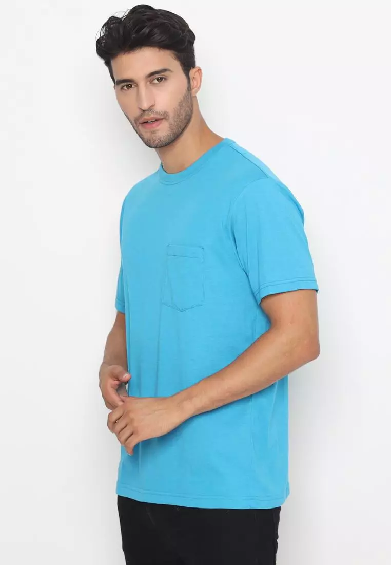 MATSUDA Kaos Polos Pocket T Shirt Cotton Chuo