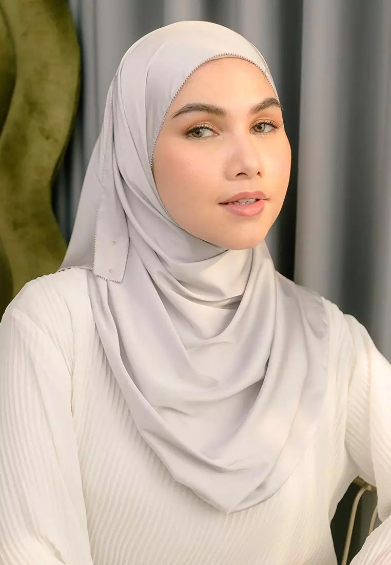 Medina Eyelash Shawl Silver