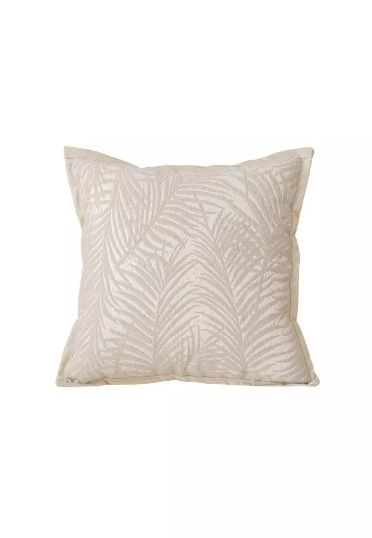 Birds & Flowers Linen Throw Pillow Cover - 12x20 Inch Farmhouse Decor For Sofa - View #8