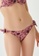 DAGİ pink Rose Brazillian Bikini Bottom, Leaf Printed, Side Tie, Swimwear for Women FC58BUSFDE8B86GS_3