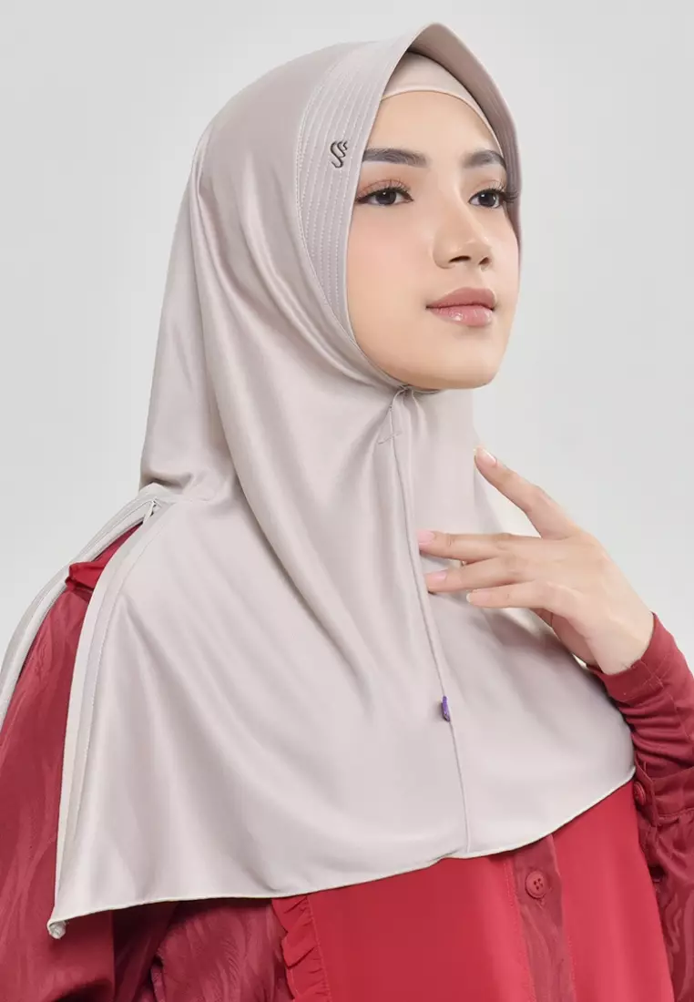Rabbani - Kerudung Sayara Exclusive Smoke Grey XXL