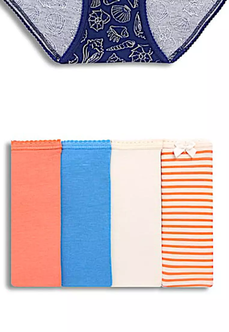 5pk Cotton Lycra High Rise Shorts