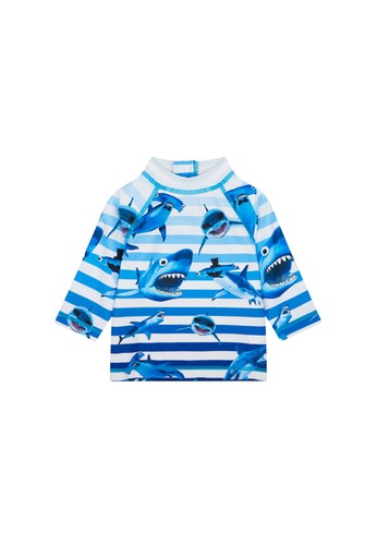 Jual Mothercare Mothercare Baby Shark Striped Rash Vest Baju Renang Bayi Biru Original Zalora Indonesia