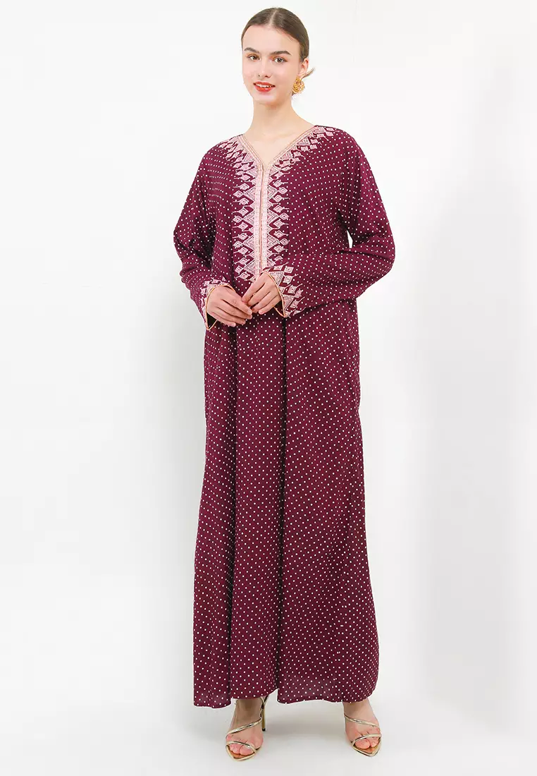 Chanira Festive Kashifa Gamis-Purple