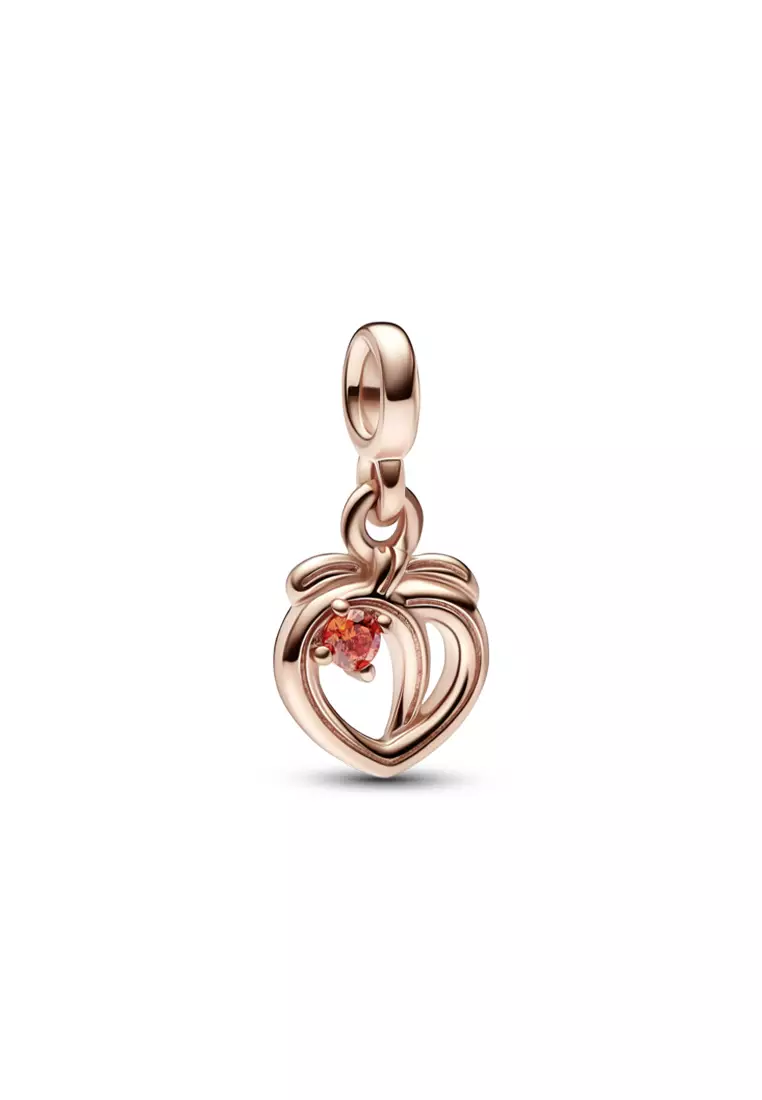 Pandora ME Lucky Ladybird Mini Dangle Charm, Rose gold plated