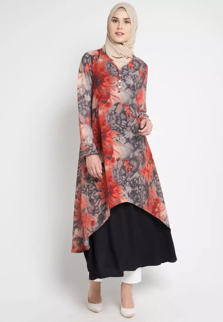 Brienne Maxi Dress In Grey