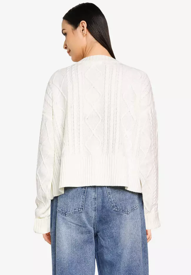 Buy MISSGUIDED Cable Knitted Cardigan 2024 Online ZALORA Singapore