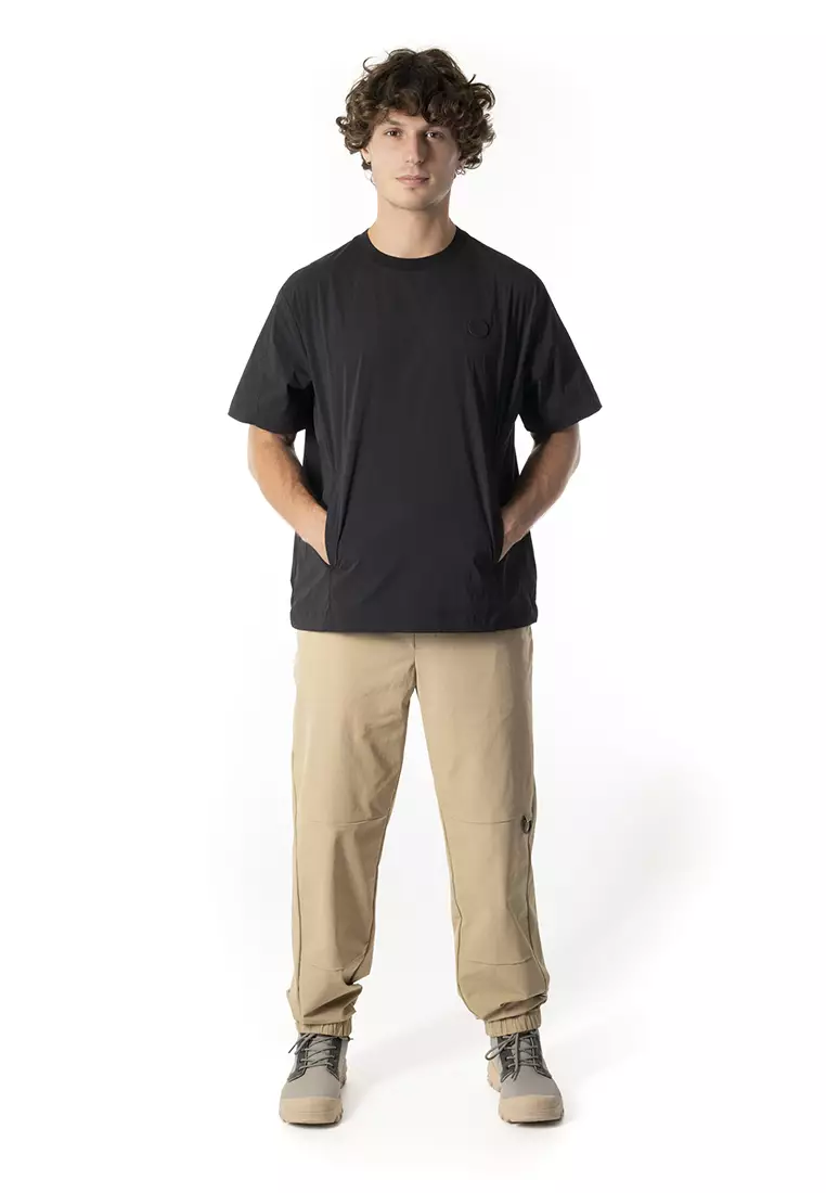 男裝連腰帶束腳褲