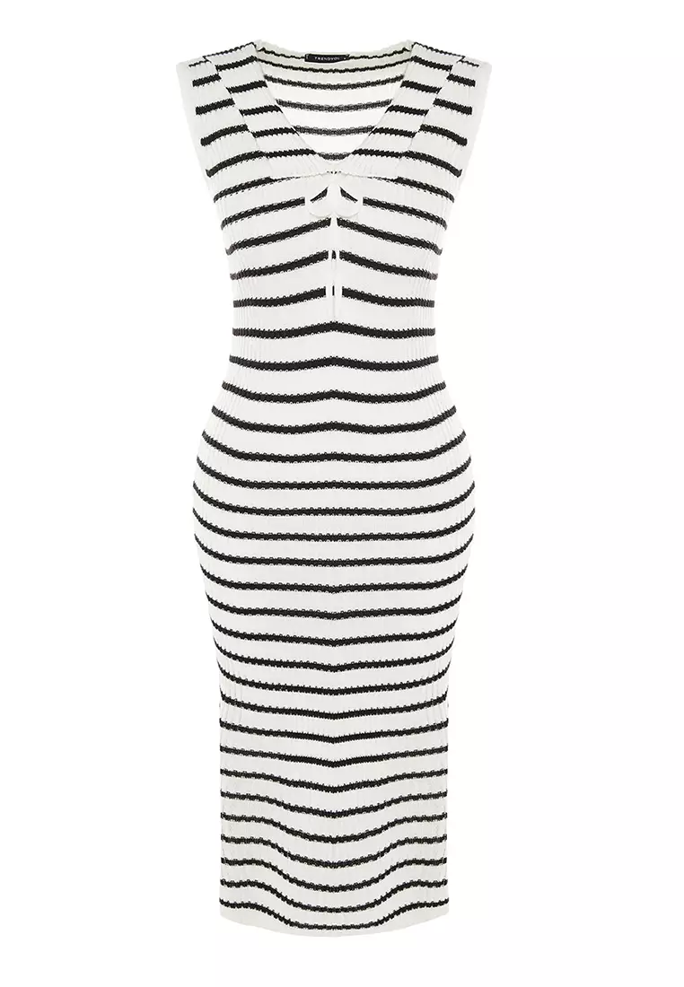 Buy Trendyol Striped Knitted Dress 2024 Online ZALORA Singapore