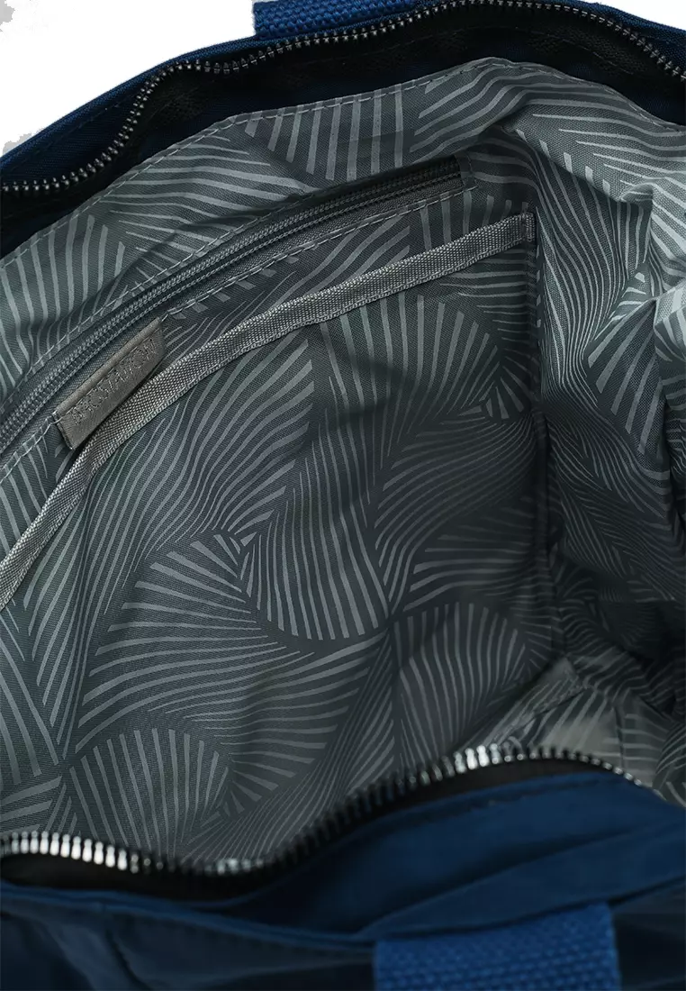 Metallic Series Crinkle Nylon Convertible Tote Bag