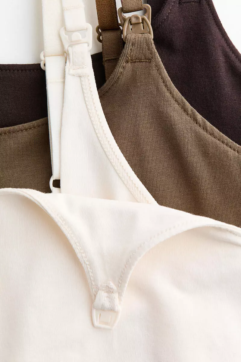 MAMA 3-pack nursing strappy tops