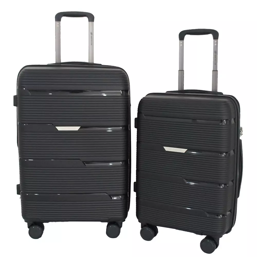 Navy Club Verona Koper Hardcase PP - Expandable 4 Roda Putar TSA Lock - Size 20+24+28 Inch
