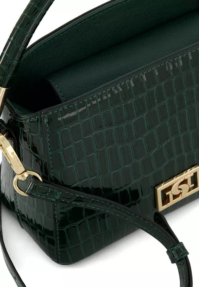 Buy Dune London Dustin Mini Logo Grab Bag Dark Green 2024 Online