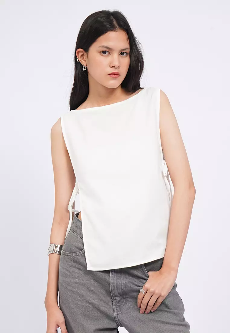 Tied Details Sleeveless Top