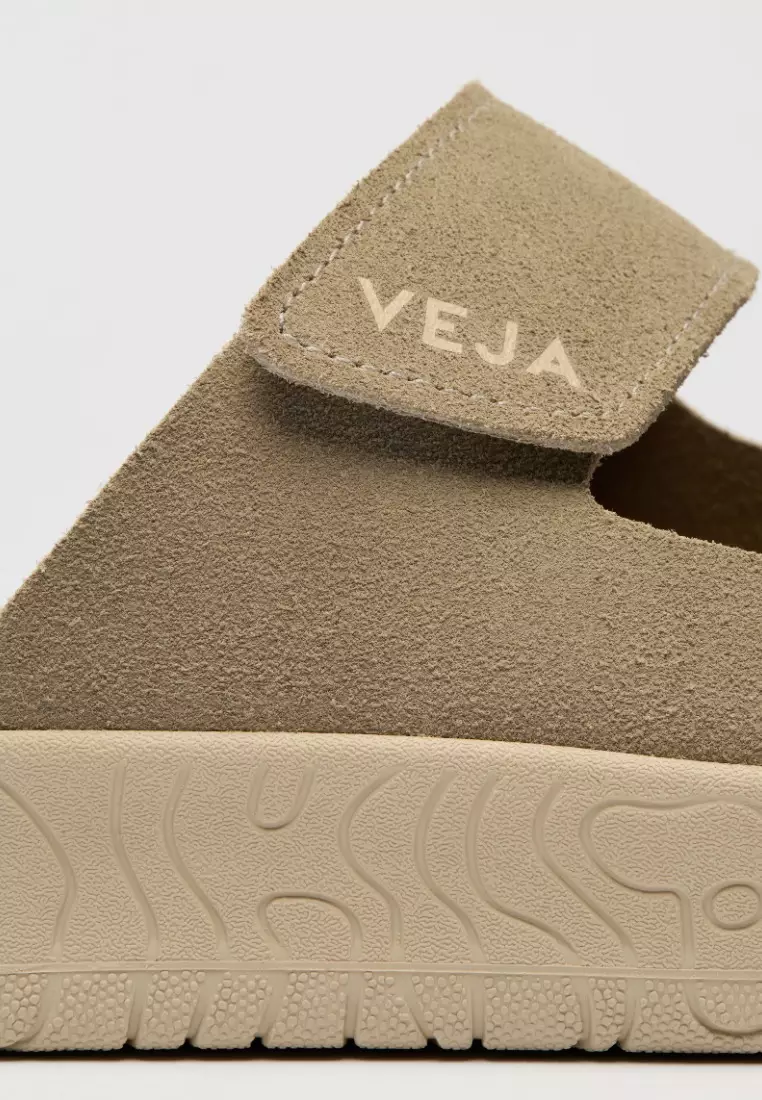 Etna Suede Taupe Almond Sandals