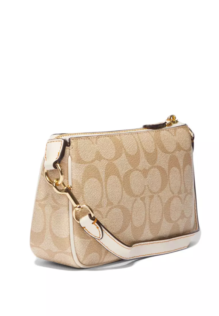 Buy Coach Coach Nolita 19 In Colorblock Signature Canvas - Brown Online