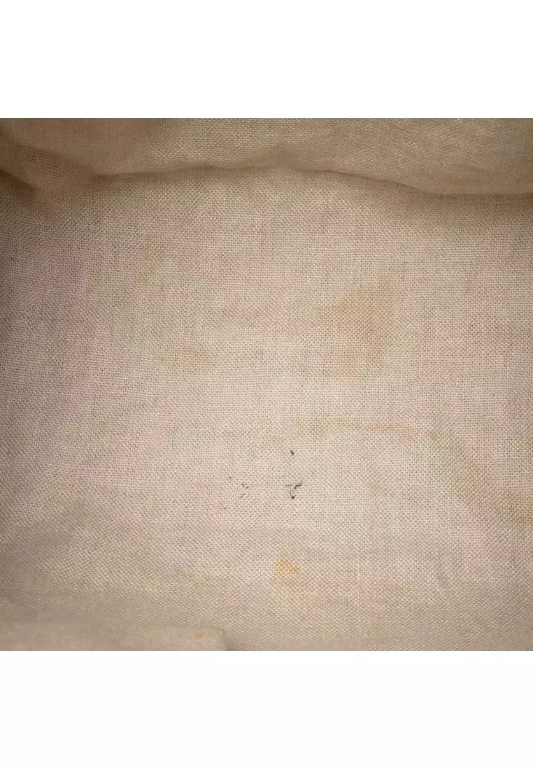 Pre-Loved Gucci Gg Canvas Icon Bit Tote