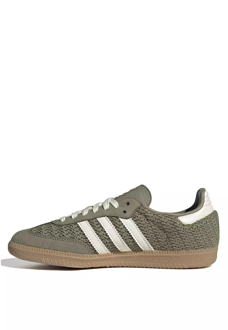 adidas gazelle silver green womens adidas W Samba OG 'White/ Black' 11 main image 0